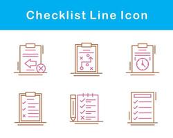 Checklist Vector Icon Set