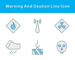 Warning And Caution Vector Icon Set