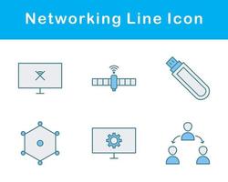 Networking Vector Icon Set