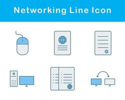 Networking Vector Icon Set