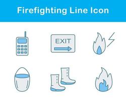 Firefighting Vector Icon Set