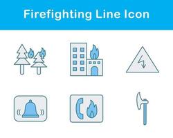 Firefighting Vector Icon Set