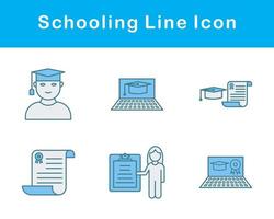 Schooling Vector Icon Set