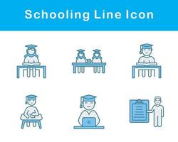 Schooling Vector Icon Set