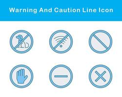 Warning And Caution Vector Icon Set