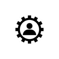 Service User Icon Vector Design