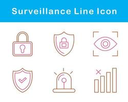 Surveillance Vector Icon Set