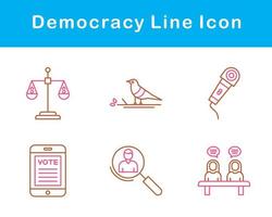 Democracy Vector Icon Set