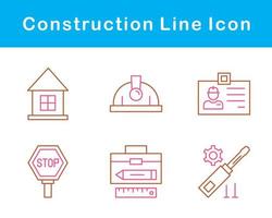 conjunto de iconos de vector de construcción