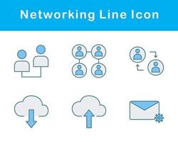 Networking Vector Icon Set