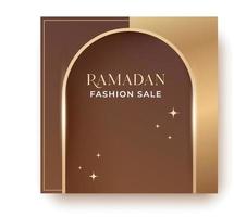 ramadan fashion social media post design vector