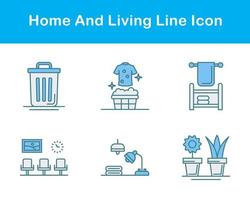 Home And Living Vector Icon Set