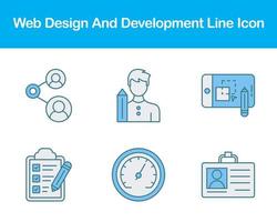 Web Design And Development Vector Icon Set