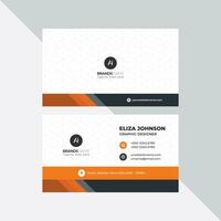 Modern Professional Business Card, Creative And Simple Business Visiting Card, Business Card Design Template Free Vector Free Vector