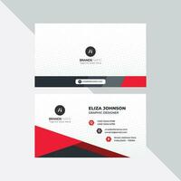 Modern Professional Business Card, Creative And Simple Business Visiting Card, Business Card Design Template Free Vector Free Vector