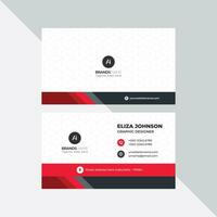 Modern Professional Business Card, Creative And Simple Business Visiting Card, Business Card Design Template Free Vector Free Vector