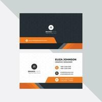 Modern Professional Business Card, Creative And Simple Business Visiting Card, Business Card Design Template Free Vector Free Vector