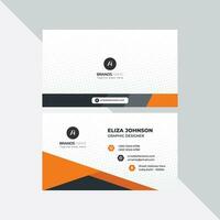 Modern Professional Business Card, Creative And Simple Business Visiting Card, Business Card Design Template Free Vector Free Vector