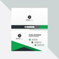 Modern Professional Business Card, Creative And Simple Business Visiting Card, Business Card Design Template Free Vector Free Vector