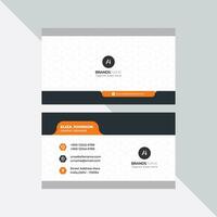 Modern Professional Business Card, Creative And Simple Business Visiting Card, Business Card Design Template Free Vector Free Vector