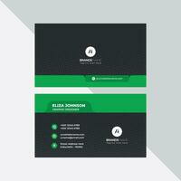 Modern Professional Business Card, Creative And Simple Business Visiting Card, Business Card Design Template Free Vector Free Vector