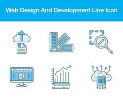 Web Design And Development Vector Icon Set