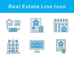 Real Estate Vector Icon Set