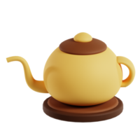 koffie pot 3d png