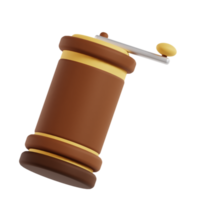 Hand Coffee Grinder 3D png