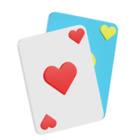 3d poker carte png