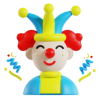 3D Party Clown png