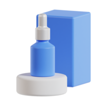 3d huidsverzorging serum png