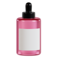 3d hudvård serum png