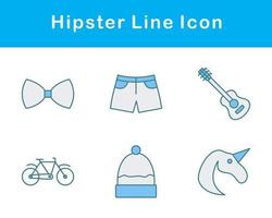 Hipster Vector Icon Set