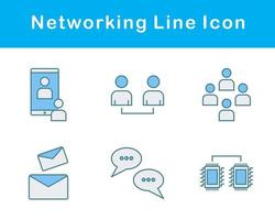 Networking Vector Icon Set