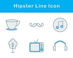 Hipster Vector Icon Set