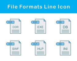 File Formats Vector Icon Set