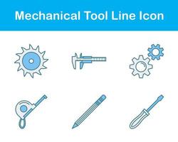 Mechanical Tool Vector Icon Set