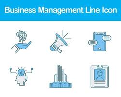 Business Management Vector Icon Set