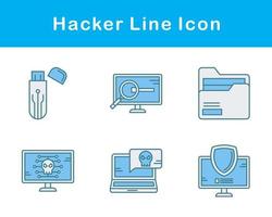 Hacker Vector Icon Set