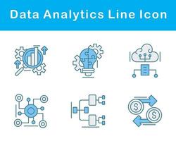 Data Analytics Vector Icon Set