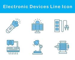 electrónico dispositivos vector icono conjunto