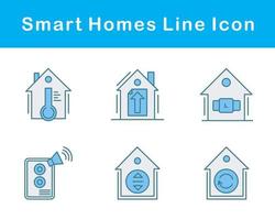 Smart Homes Vector Icon Set