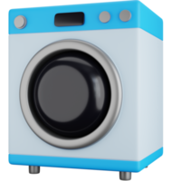 3d icoon illustratie het wassen machine png