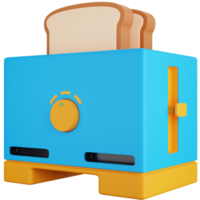 3D Icon Illustration Baking bread png