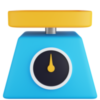 3D Icon Illustration Kitchen Scales png