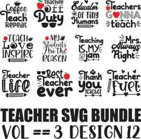 Teacher SVG Bundle Vol - 3 vector