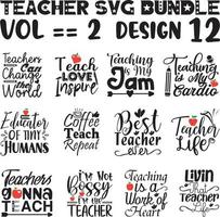 Teacher SVG Bundle Vol - 2 vector