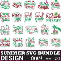 Summer SVG Bundle vector