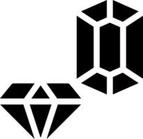 ilustración de vector de diamante en un fondo. símbolos de calidad premium. iconos vectoriales para concepto y diseño gráfico.